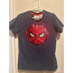Kids Marvel Spiderman Size 6-8 years Flippy Sequence Short Sleeve T Shirt